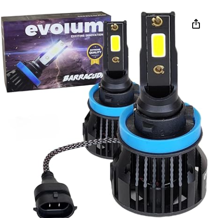 FOCO LED H8/9/11 2 CARAS BARRACUDA EVOLUM