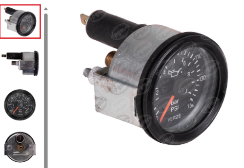 MARCADOR PRESION ACEITE 12V FISICO REFORZADO TIPO VDO VERZE 2715000
