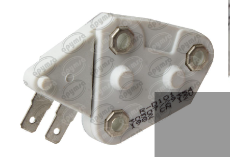 DELCO 10SI, 12SI, 15SI, 17SI, 27SI, IR/EF 12V REWARD D101)REGULADOR ALTERNADOR DELCO 12V SIN BORNE)