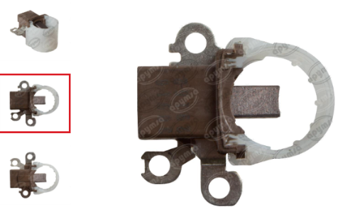PORTACARBON ALTERNADOR DODGE 3 OREJAS