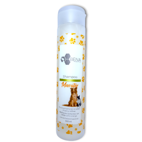 Shampoo para Mascotas perro Gato500ml Bena