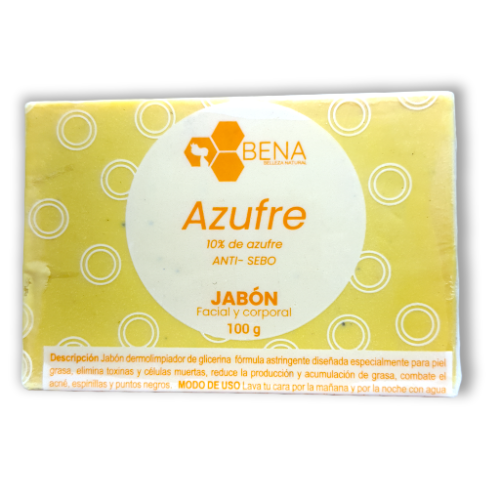 Jabon de Azufre Premium Bena 100gr