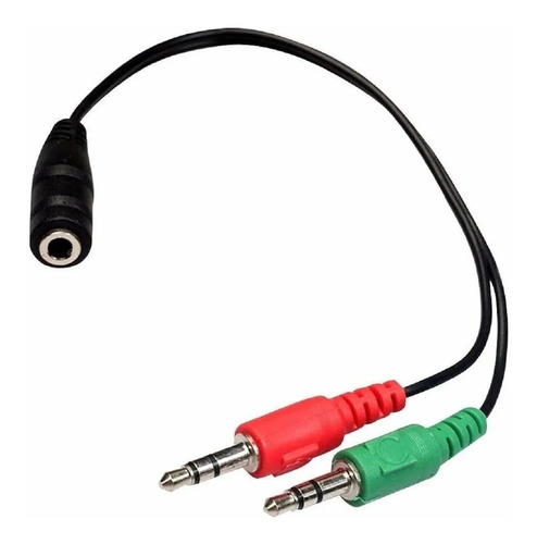Adaptador Mini Plug 3.5 Hembra a Doble Macho