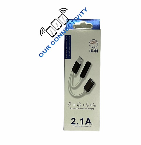 Adaptador Tipo C a 3.5 y Carga