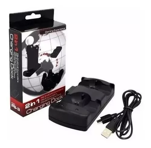 Base Cargador Dual Joystick Ps3
