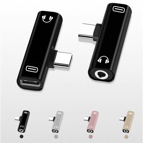 Adaptador USB Tipo C a 3.5 Plug Carga