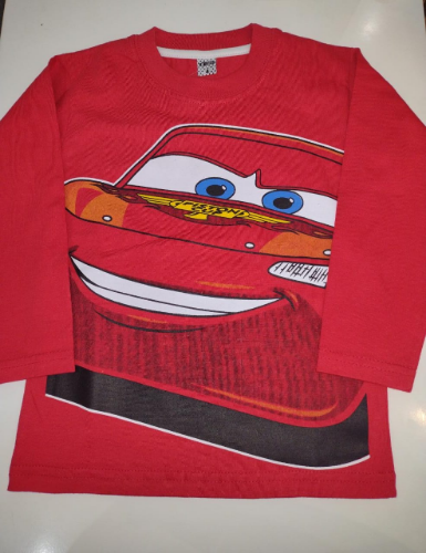 DEV-PV0224 REMERA MANGA LARGA ESTAMPADA PERSONAJES "DIKAROS"
