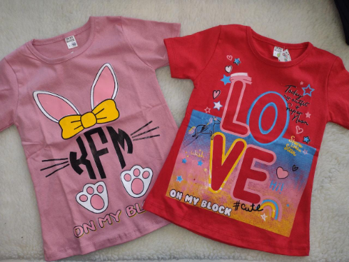 PN0215 REMERA MANGA CORTA ALGODON ESTAMPADA "S.K"