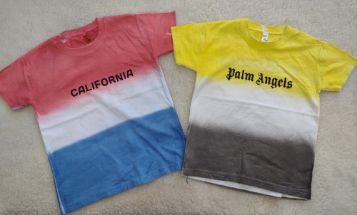 PV0241 REMERAS ALGODON TRICOLOR ESTAMPADA "DEGLORI"