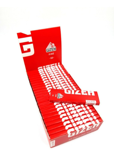Gizeh Fine Rojo 1 1/4 Papeles