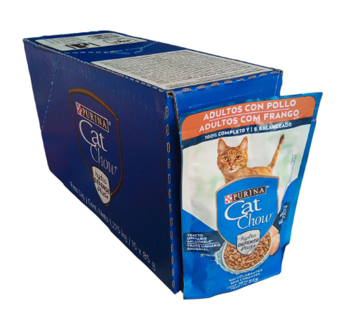 CAT CHOW Adultos Pollo Pouch 85gx15und