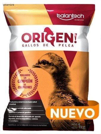 GALLOS DE PELEA ORIGEN INICIO 20KG X 1KG  -  BALANTECH