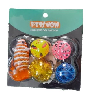 juguete para gato Kits pelotas con ratoncitos