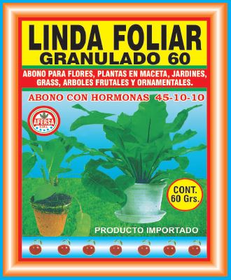 LINDA FOLIAR GRANULADO 60 60GR