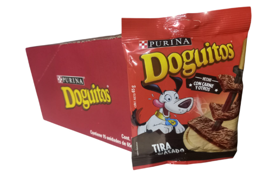 Doguitos Adultos Snack para Perros 65 gr Asado de Carnex15und