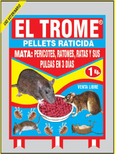 EL TROME PELLETS RATICIDA 1KG