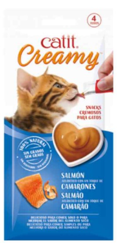 Cat It Creamy Salmón Con Camarones 4x10gr