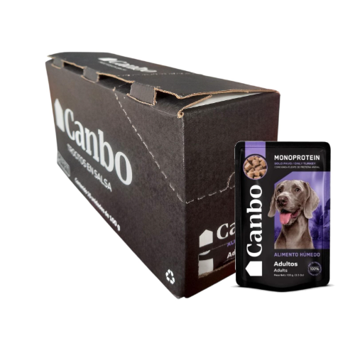 CANBO DOG TROCITOS PAVO AD POUCH 15undx100GR
