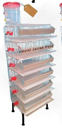 Jaula para codorniz 3 Pisos
