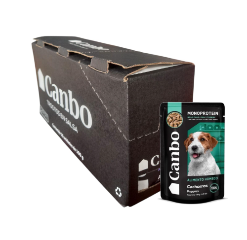 CANBO DOG TROCITOS PAVO CACHORRO POUCH 15undx100GR