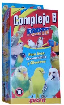 Caja complejo B forte  para perico 10gr x 40und