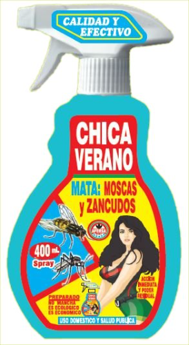 CHICA VERANO MATA MOSCAS Y ZANCUDOS 400ML