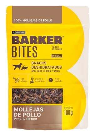 Barker Bites Mollejas de Pollo 100gr