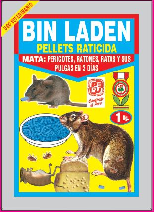 BIN LADEN PELLETS RATICIDA 1KG