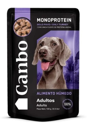CANBO DOG TROCITOS PAVO AD POUCH 100GR