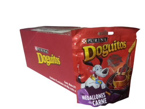 Doguitos Adultos Snack para Perros 65 gr Medallones de Carnex15und