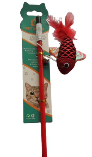 Juguete palio pescado para gato G2006
