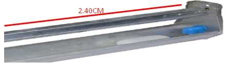 BEBEDERO LINEAL CANALETA  2.40 CM