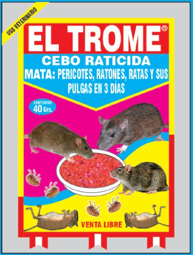EL TROME CEBO RATICIDA 40GR