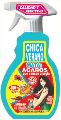 CHICA VERANO MATA ÁCAROS SPRAY 400ML