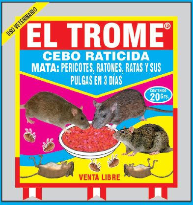 EL TROME CEBO RATICIDA 20GR