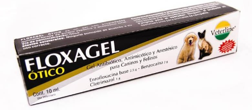 FLOXAGEL OTICO x 10ML- Veterline