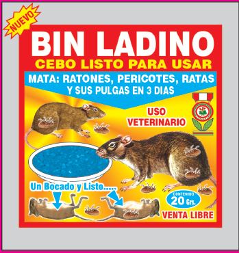 BIN LADINO CEBO RATICIDA 20GR