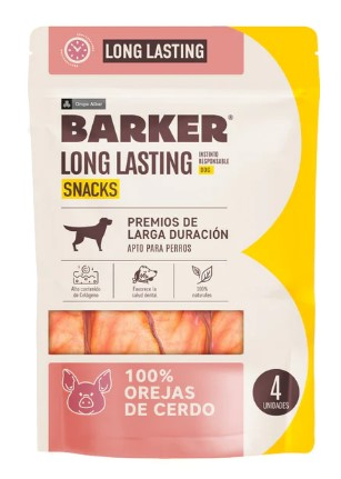 Long Lasting Snacks - Orejas de Cerdo 4und Barker