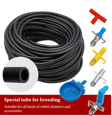 Manguera negra (tuberia) de 8mm x 100m para bebederos automatico