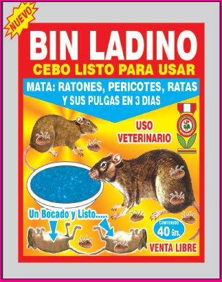 BIN LADINO CEBO RATICIDA 40GR