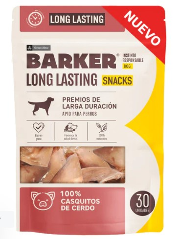 Long Lasting Snacks - Casquitos de Cerdo 30und Barker