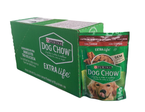 Dog Chow pouch carne adulto todo los tamaños 100grx15und