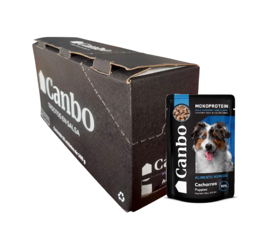 CANBO DOG TROCITOS CORDERO CACHORRO POUCH 15undx100GR