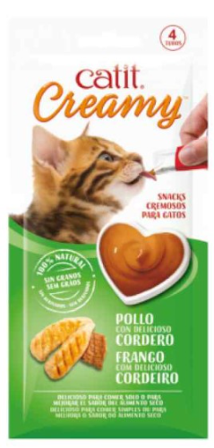 Cat It Creamy Pollo Con Cordero 4x10gr