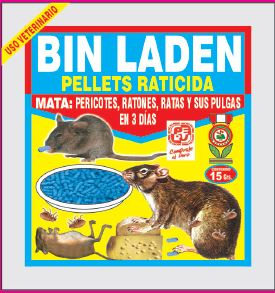 BIN LADEN PELLETS RATICIDA 15GR