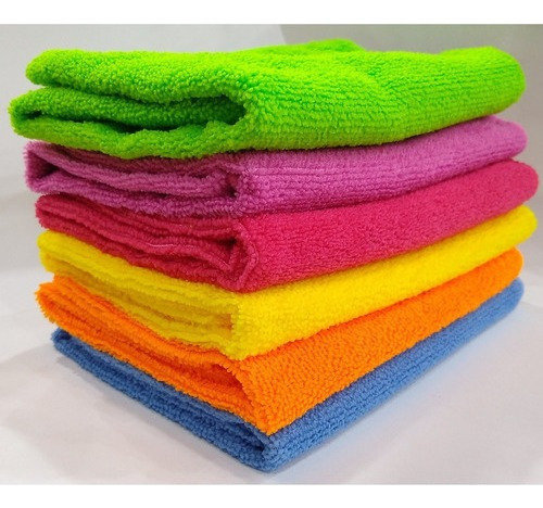 Paño en Microfibra (Azul- verde- rosado)