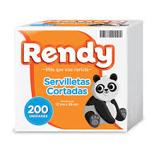 Servilleta Rendy Cortadas x200unds
