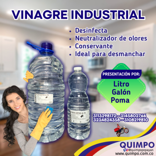 Vinagre de limpieza(Quimpo) xGalon