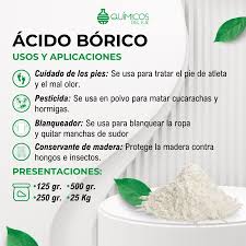 Acido Borico Libra - Quimpo