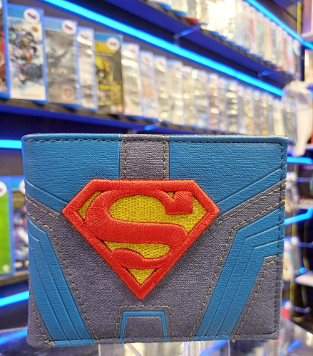 BILLETERA DIJE SUPERMAN BORDADO
